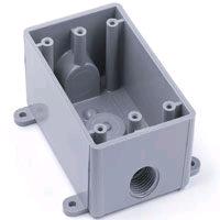 Rental store for Conduit Box Sch40 Rect 1 2 w 3 Hole in Aberdeen OH