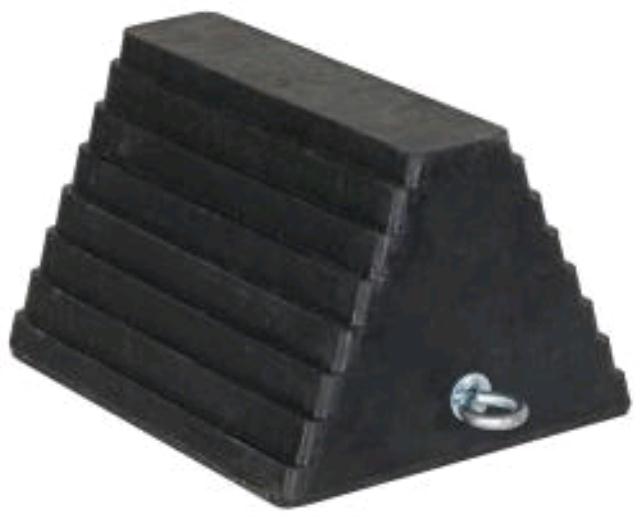 Rental store for Wheel Chock Rubber HD w Eyebolt in Aberdeen OH