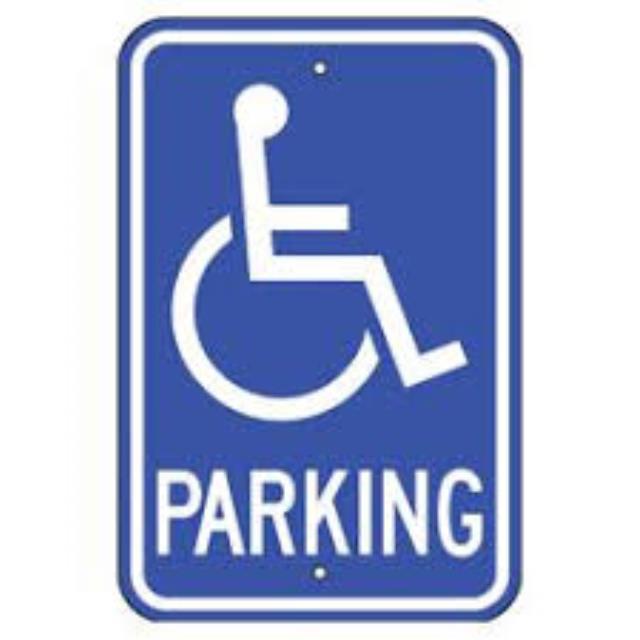 Rental store for Sign Handicap Parking Blue 12 x18 in Aberdeen OH