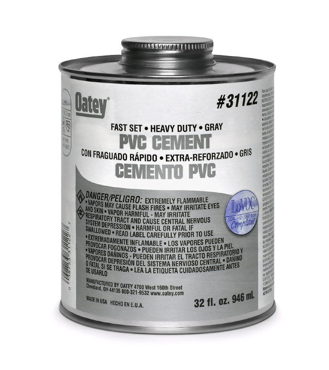 Rental store for Cement Fast Set PVC Gray 32oz. in Aberdeen OH