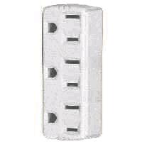 Rental store for Adapter Grounding Triple White in Aberdeen OH